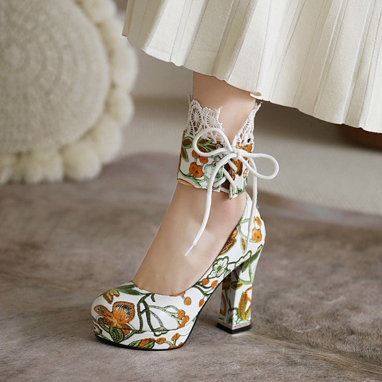 Chunky Heel Fashion Women's Shoes β Perfect for Spring & Autumn
