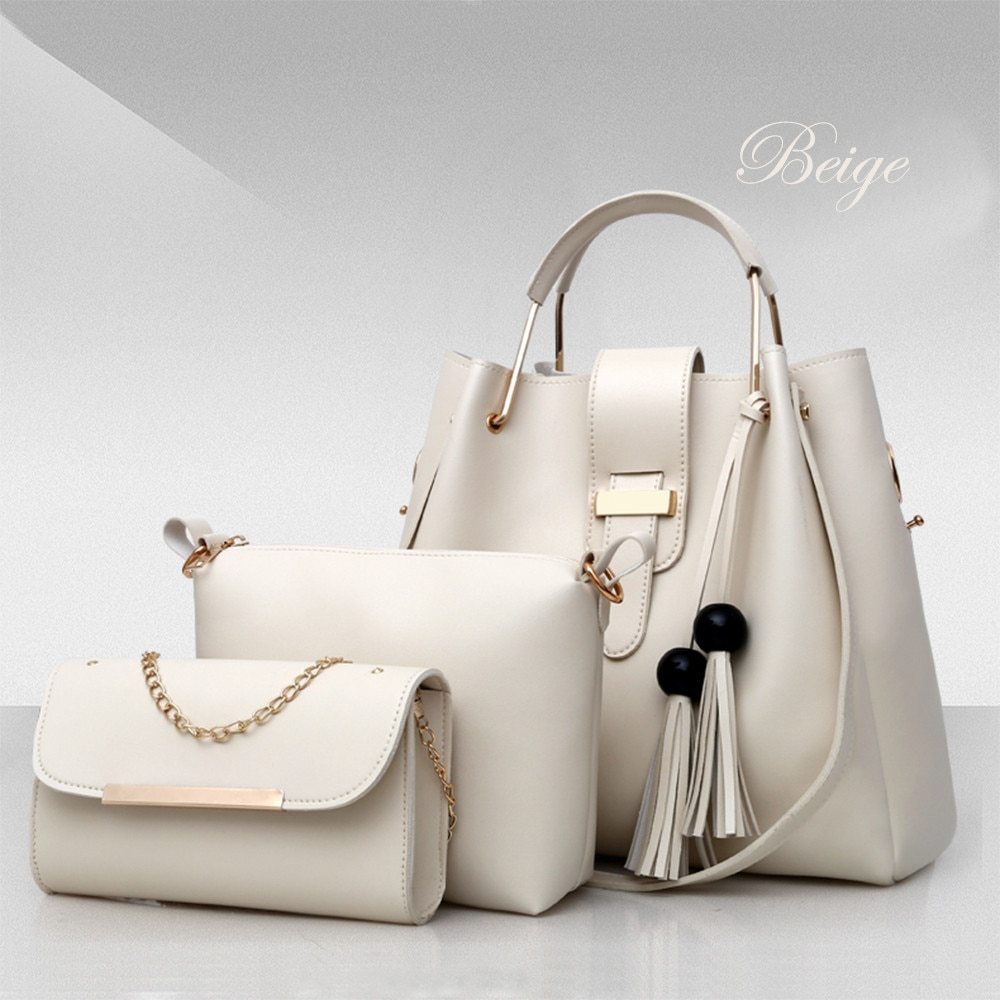 Women’s 3-Piece Handbag Set – Chic & Versatile