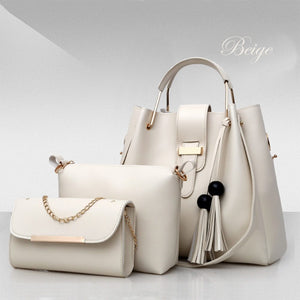 Women’s 3-Piece Handbag Set – Chic & Versatile