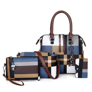 New Luxury Plaid Women's Designer Handbags