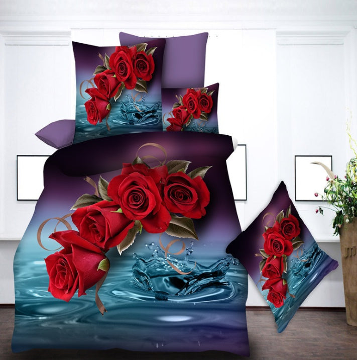 Brushed 3D Four-Piece Set