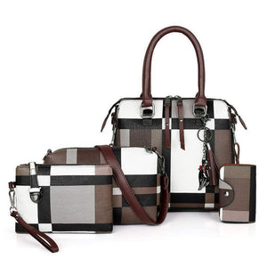 New Luxury Plaid Women's Designer Handbags