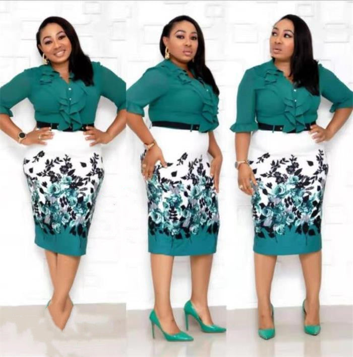 Pretty Lady Elegant African Women's Dress