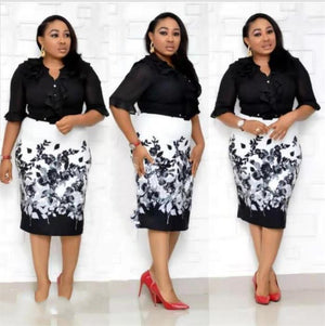 Pretty Lady Elegant African Women's Dress