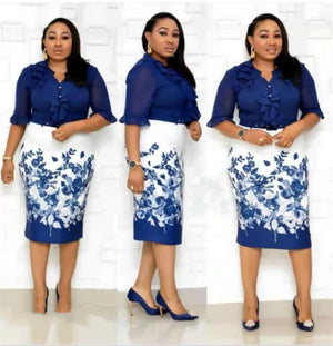 Pretty Lady Elegant African Women's Dress