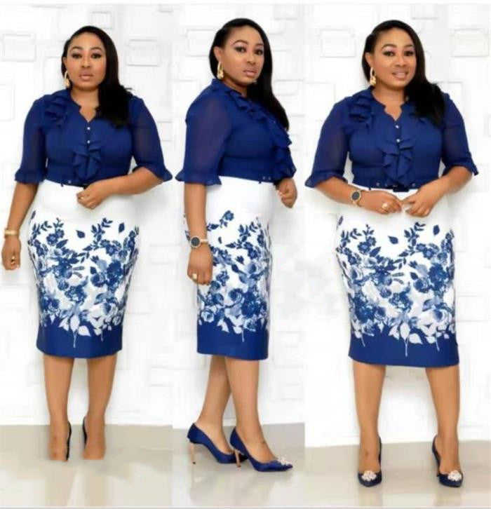 Pretty Lady Elegant African Women's Dress