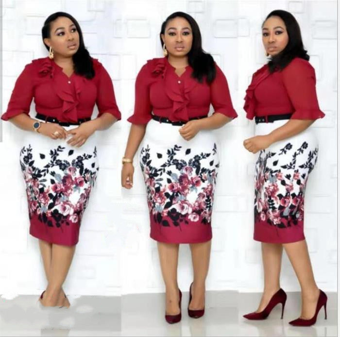 Pretty Lady Elegant African Women's Dress