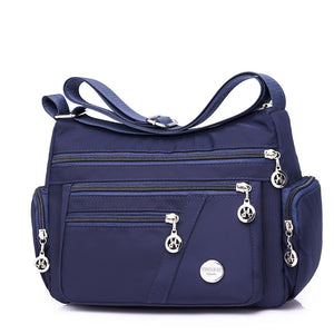 Stylish & Versatile: Multi-Layer Oxford Crossbody Bag