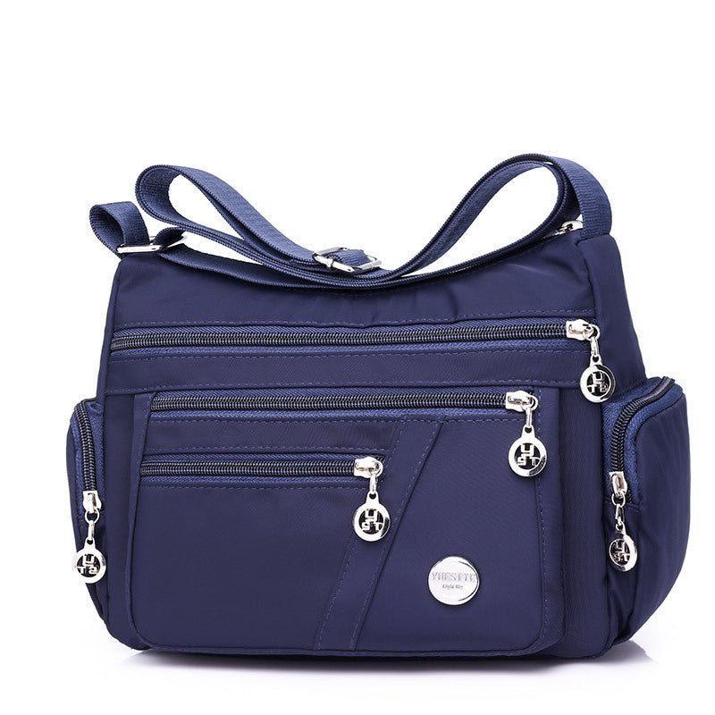 Stylish & Versatile: Multi-Layer Oxford Crossbody Bag