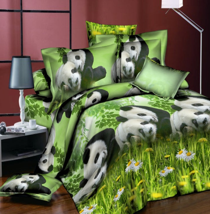 Brushed 3D Four-Piece Set