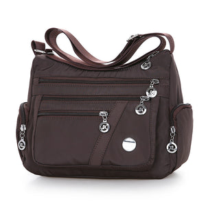 Stylish & Versatile: Multi-Layer Oxford Crossbody Bag