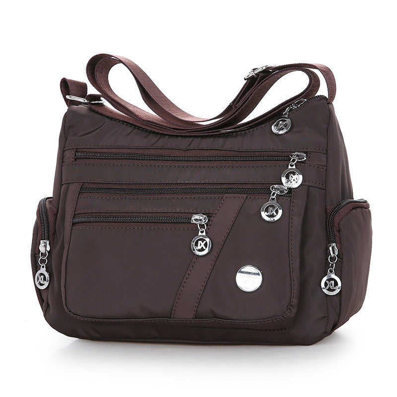 Stylish & Versatile: Multi-Layer Oxford Crossbody Bag