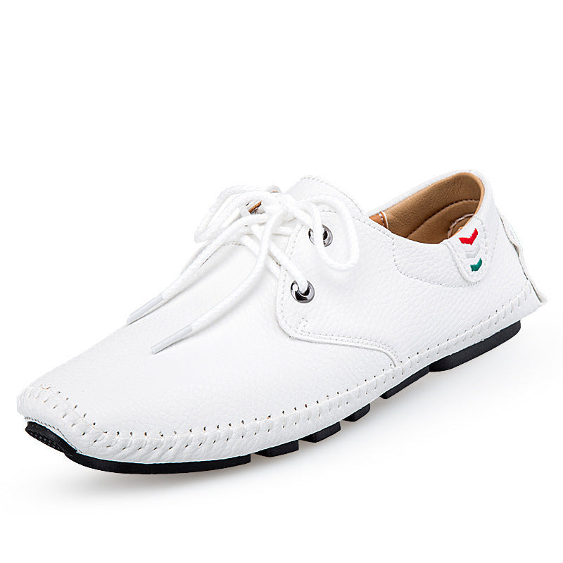 Casual Leather Shoes - Men's Sneakers | British Leather Craftsmanship