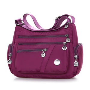 Stylish & Versatile: Multi-Layer Oxford Crossbody Bag