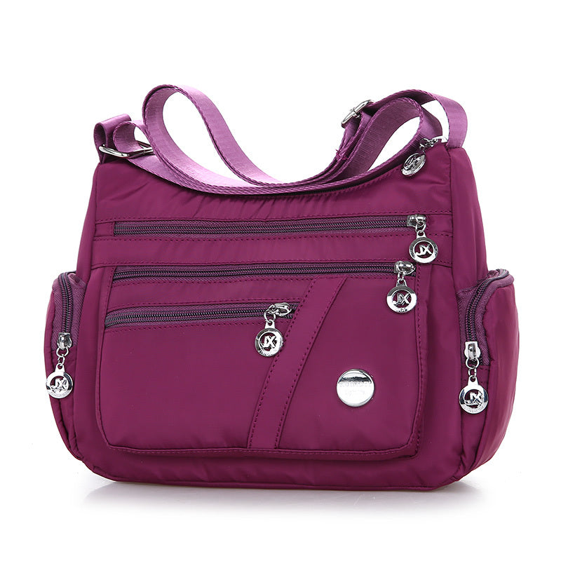 Stylish & Versatile: Multi-Layer Oxford Crossbody Bag