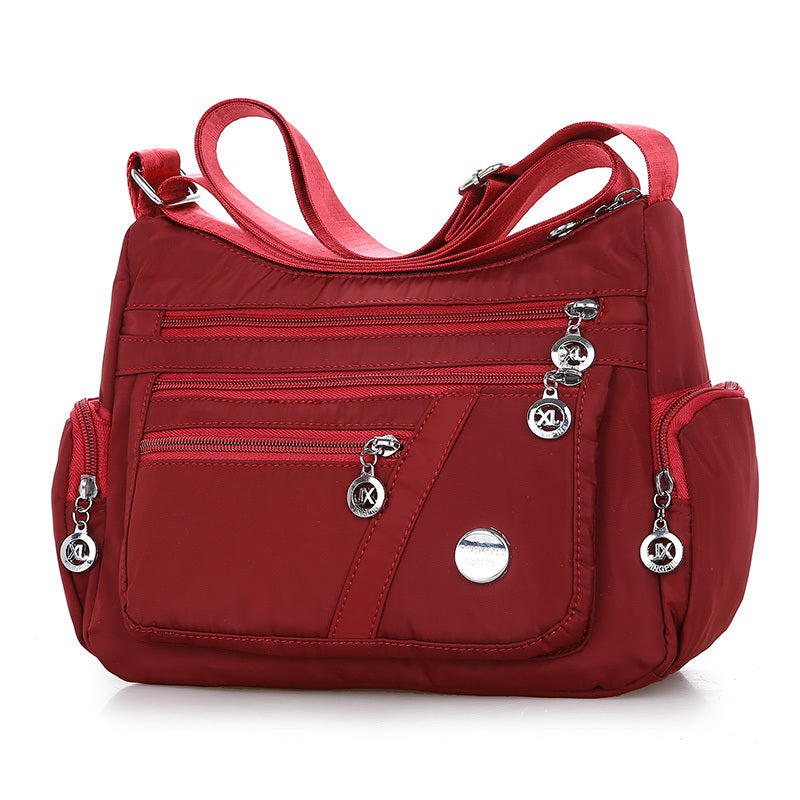 Stylish & Versatile: Multi-Layer Oxford Crossbody Bag