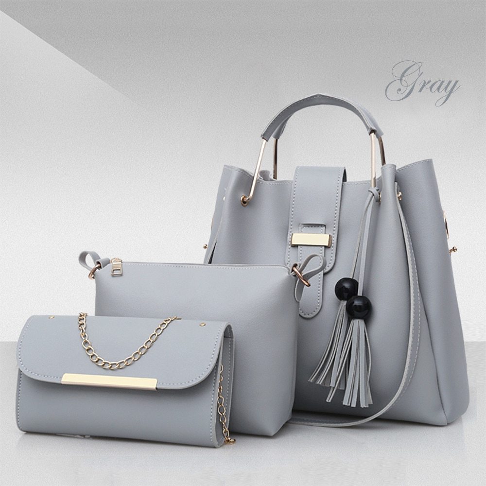 Women’s 3-Piece Handbag Set – Chic & Versatile
