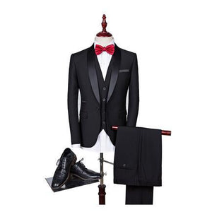 Men's 3-Piece Slim Fit Suit – High-Quality, Stylish & Versatile