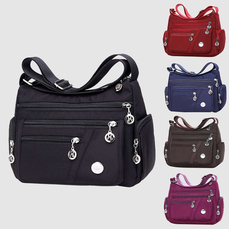 Stylish & Versatile: Multi-Layer Oxford Crossbody Bag