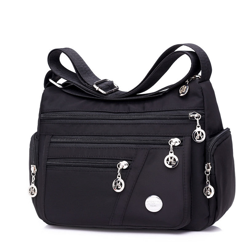 Stylish & Versatile: Multi-Layer Oxford Crossbody Bag