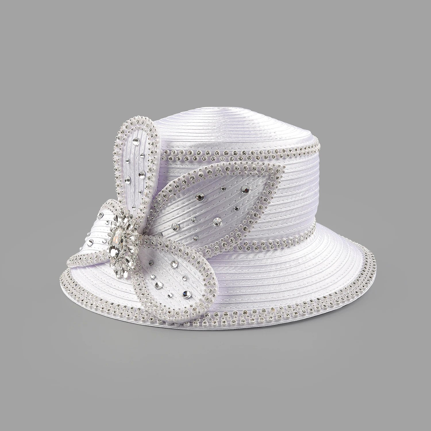 Deluxe New White Church Hat for Women