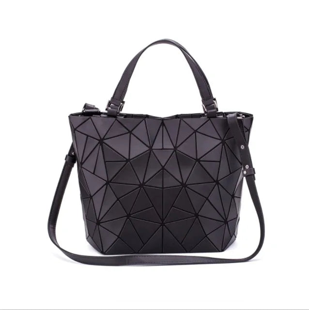 Luminous Reflective Geometric Tote β A Bag That Shines as Bright as You!