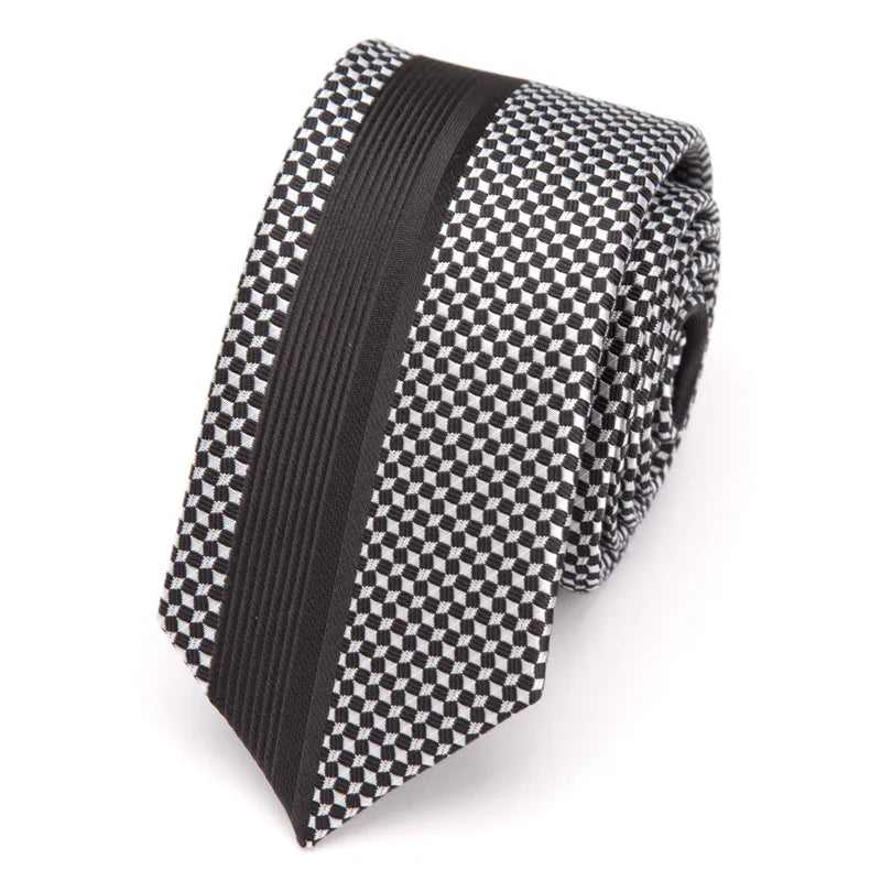 Men’s Luxurious Slim Stripe Necktie