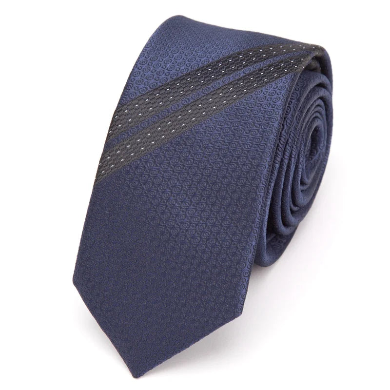 Men’s Luxurious Slim Stripe Necktie
