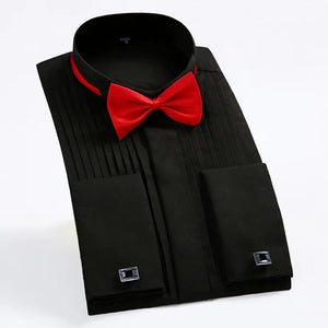 Classic Winged Collar Dress Shirt – Perfect for Any Formal Occasion