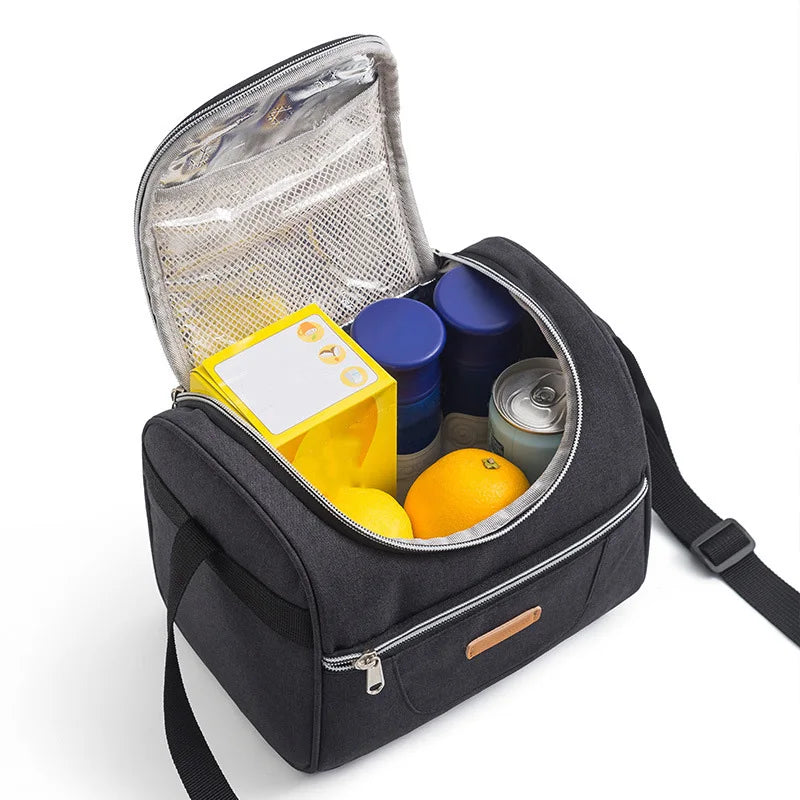 Print Cartoon Insulated Lunch Tote