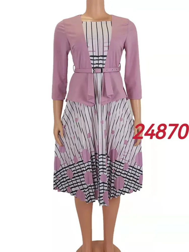 πΈ African Dashiki One-Piece Dress for Women β Long Maxi Skirt (Plus Size Friendly)