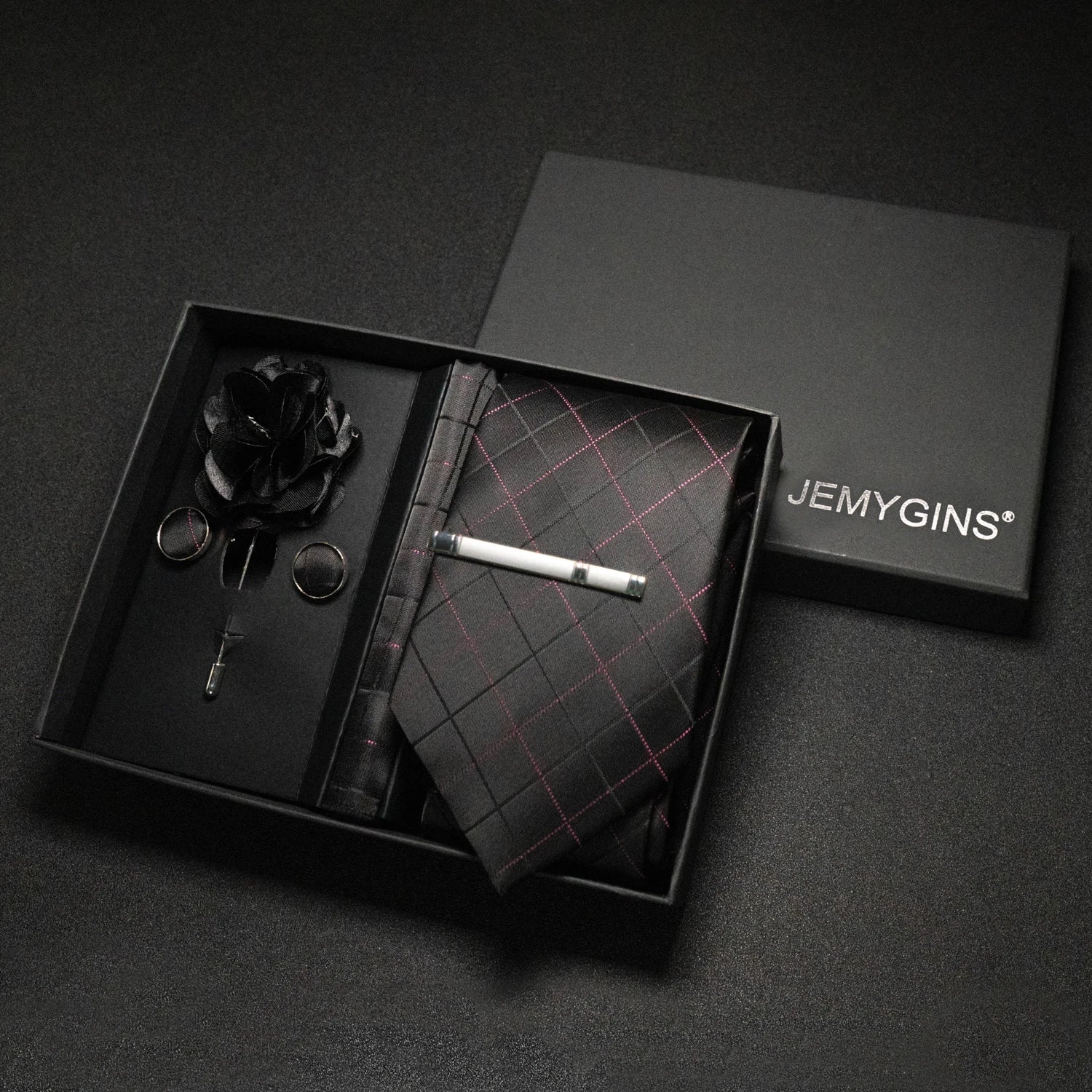 Wine Red Paisley Silk Tie Set – A Touch of Elegance for Every Occasion