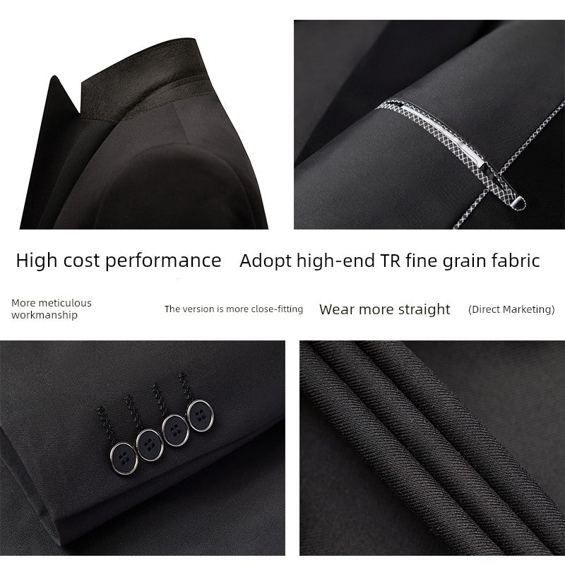 Closure Collar Business Youth Stage Chorus Suit