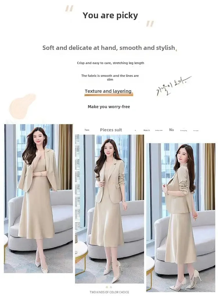 💖 Plus Size Women’s Fashion Two-Piece Dress Set