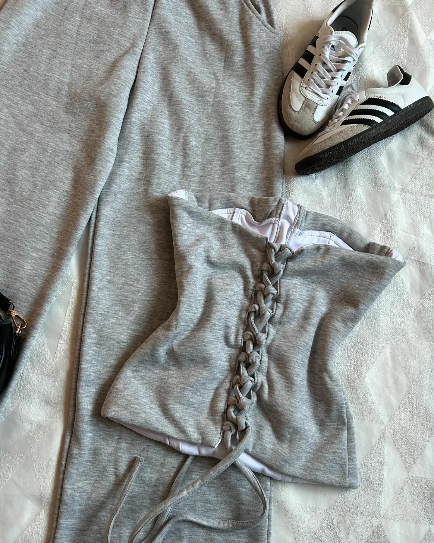 Light Gray Pants Suit for Women