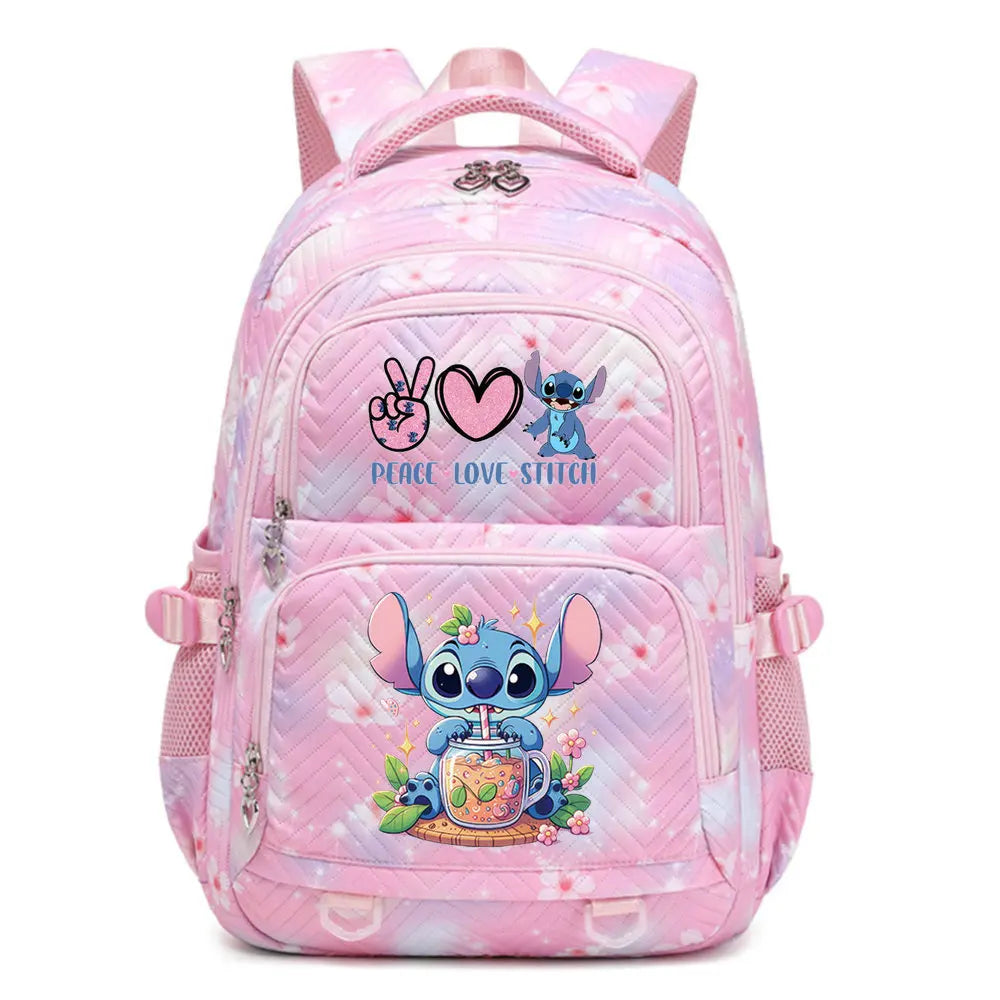 π Stitch Backpack for Boys & Girls
