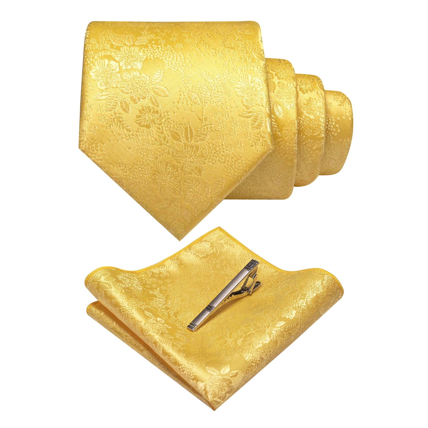 JEMYGINS Floral Silk Menβs Tie Set β Elevate Your Style with Elegance