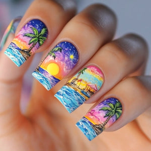 🤍 24pcs Nude White French Press-On Nails – Short Square, Simple & Stylish