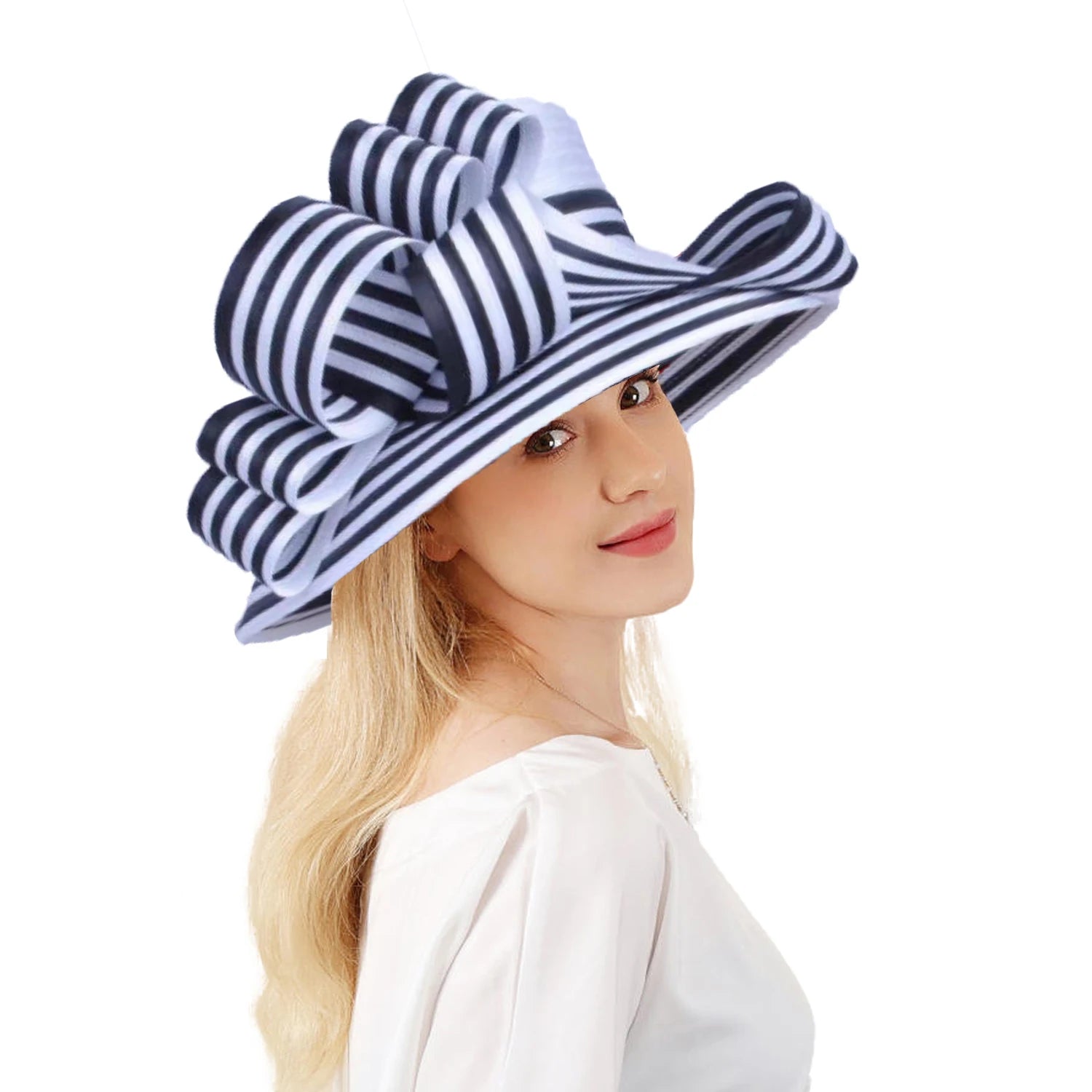 FS Satin Cloth Kentucky Derby Hat for Women