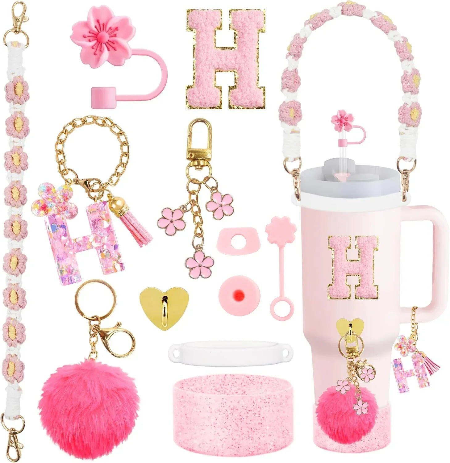 ✨12PCS Ultimate Accessory Set! Fits 30oz & 40oz Stanley Cups