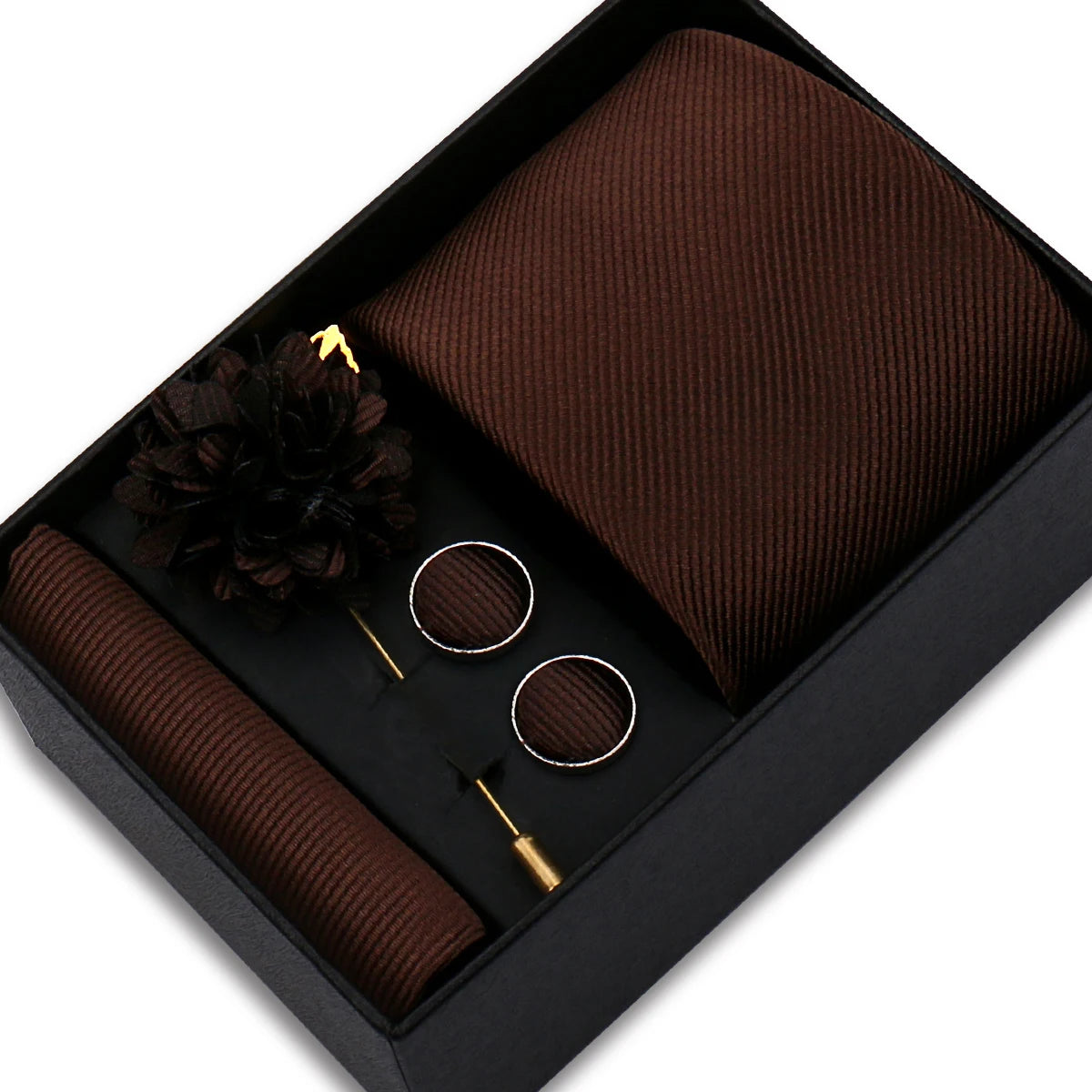 Top-Quality Solid Color Tie Set β The Perfect Touch of Elegance