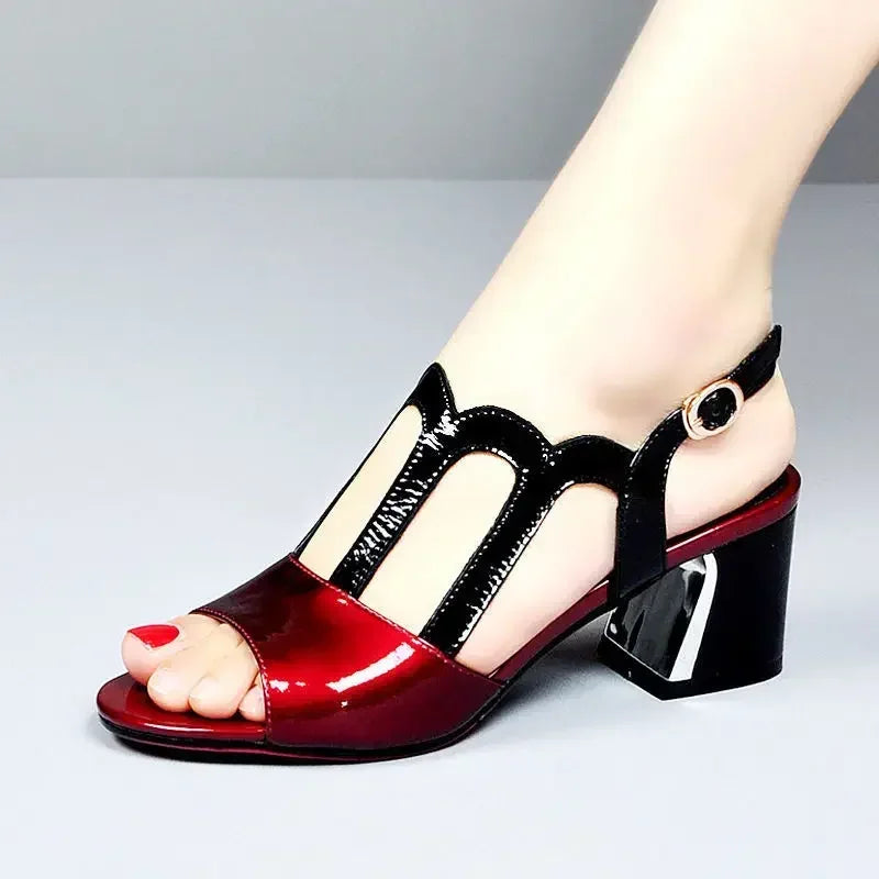 Summer Heels β Chic & Comfortable Medium Heel Sandals