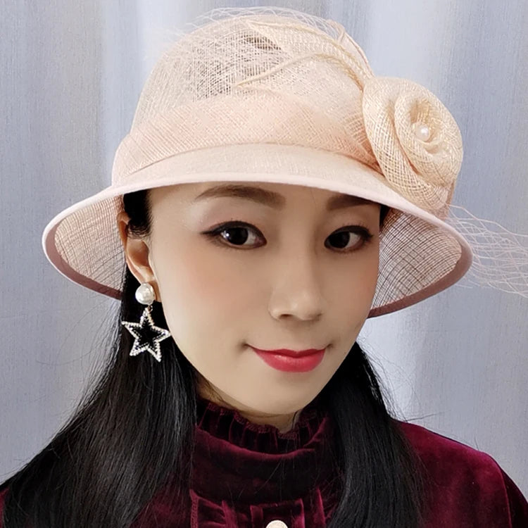 X4138 British Linen Top Hat for Women