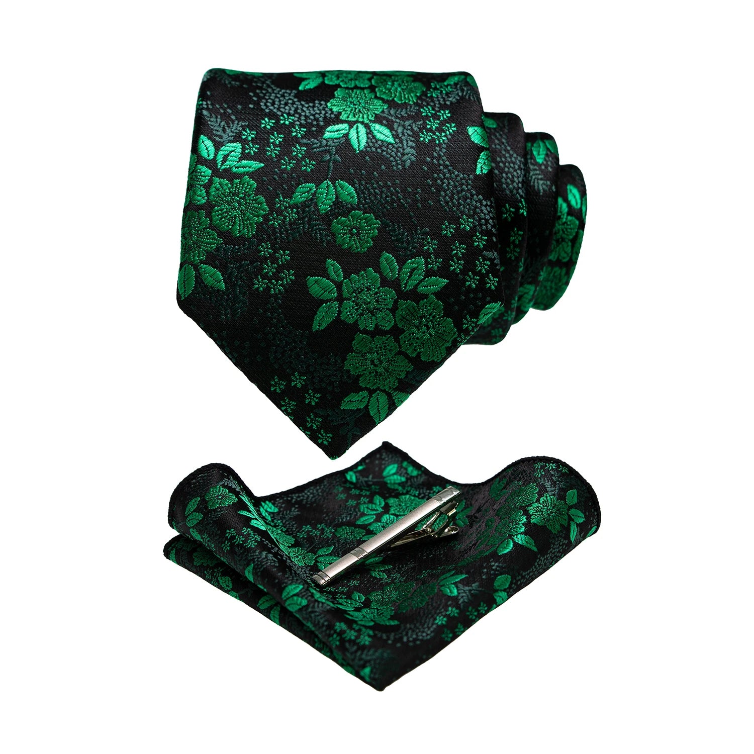 JEMYGINS Floral Silk Menβs Tie Set β Elevate Your Style with Elegance