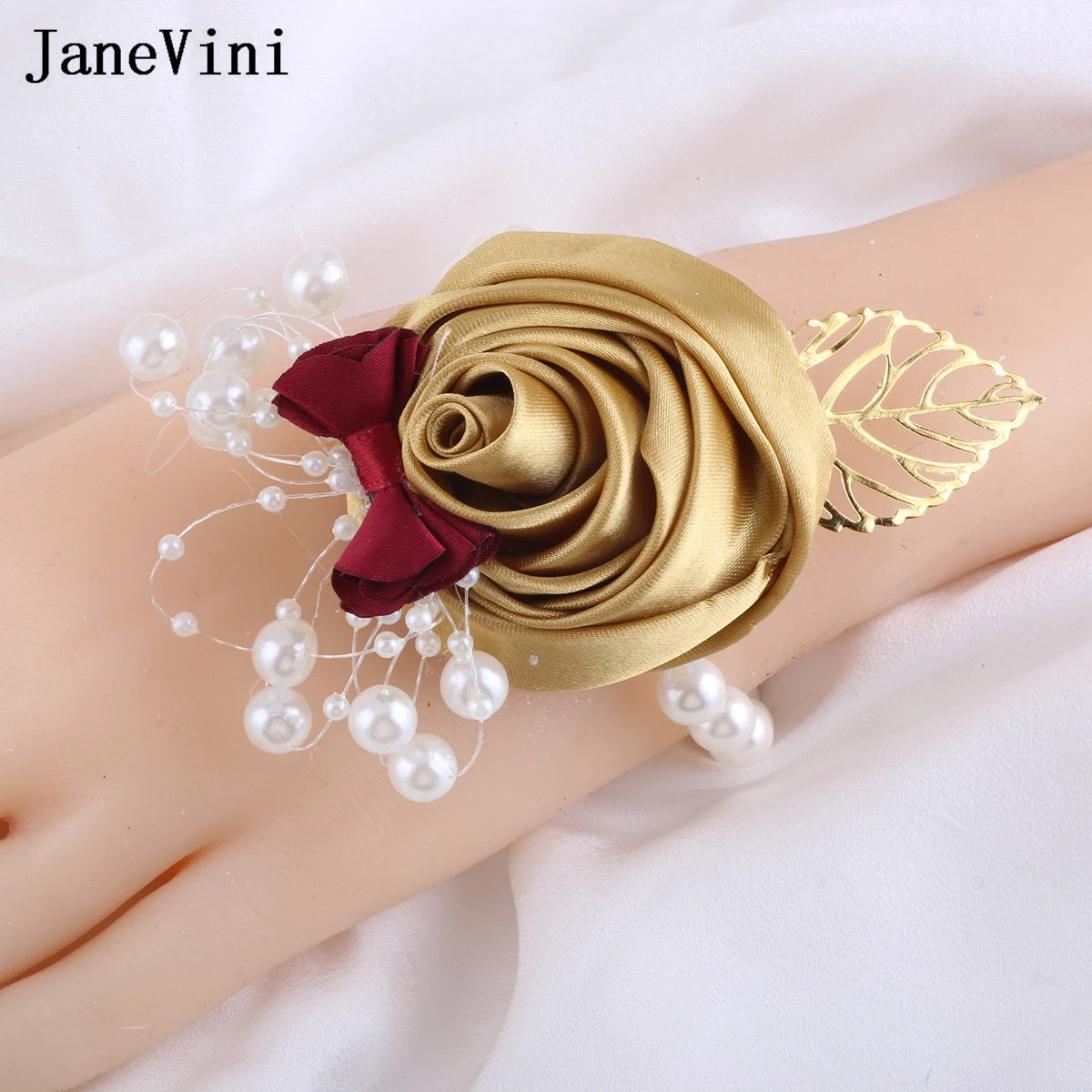 Jane Vini Luxury Gold Groom Boutonniere