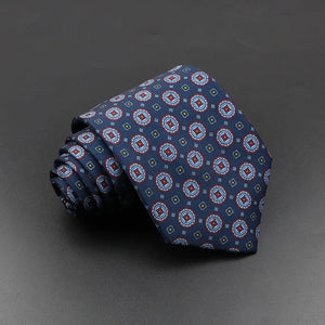 Men’s Fashion Silk Tie – 7.5cm Soft Novelty Necktie