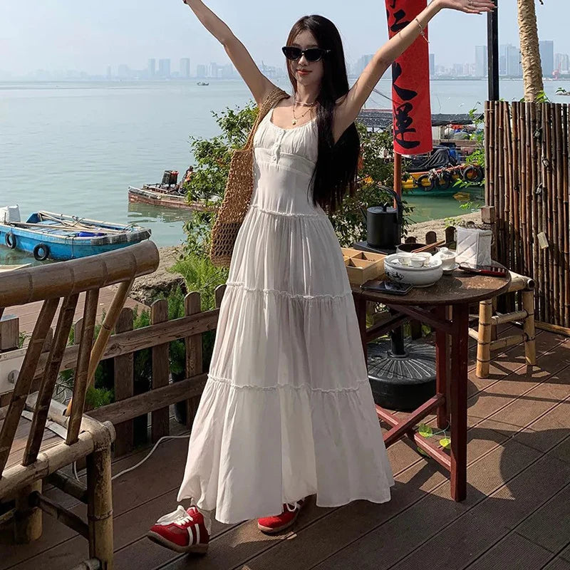 πΈ 2025 Summer Pastoral Pink Sundress πΈ