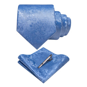 JEMYGINS Floral Silk Men’s Tie Set – Elevate Your Style with Elegance