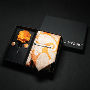 Wine Red Paisley Silk Tie Set – A Touch of Elegance for Every Occasion