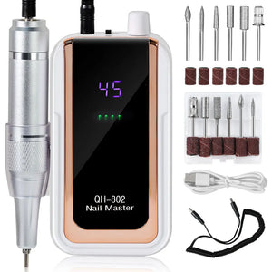 💅 45000 RPM Rechargeable Electric Nail Drill Machine